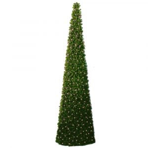 10 foot tall Sierra Pine topiary style cone tree