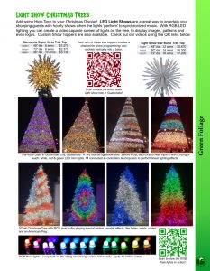 Barrango Catalog page 15 Canadian Pine large trees for light shows