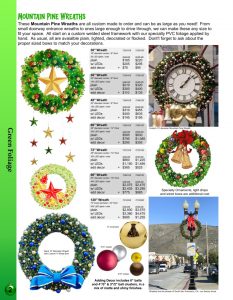 Barrango Catalog page 2 Mountain Pine Christmas Wreaths