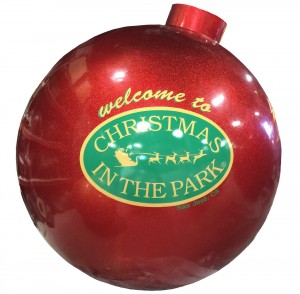 San Jose, CA - Christmas in the Park logo ball