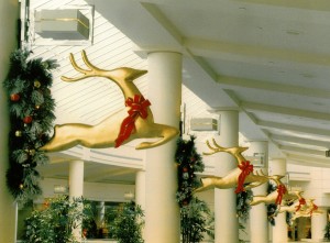 Deco Deer leaping from Spray