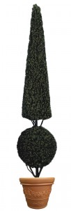 Large Ball & Cone Topiary
