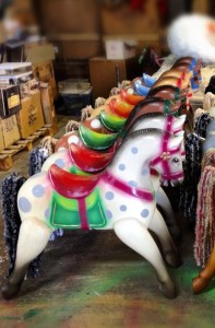 small rocking horse toy ornaments