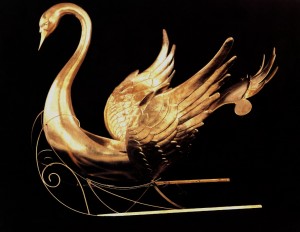 Golden Swan Sleigh