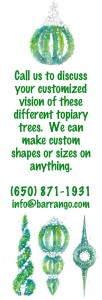 Custom Topiary Banner