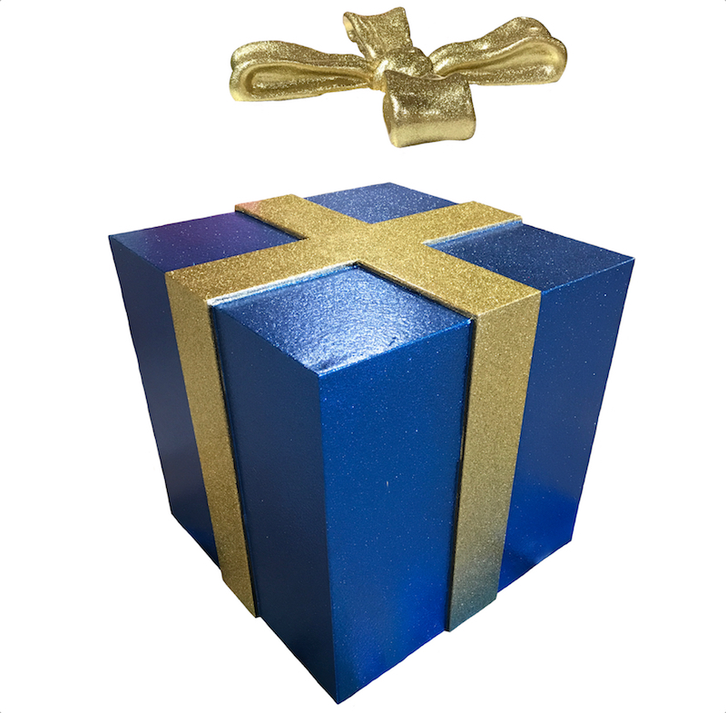 giant gift boxes 24 inch glitter gift box with removable bow