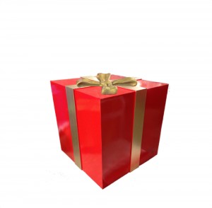 36 inch medium christmas gift box with removable bow