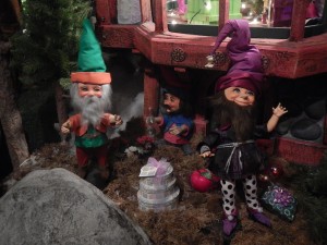 animated mini elf party scene