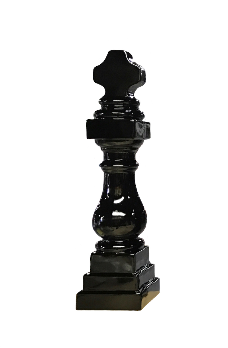 king outdoor chess piece