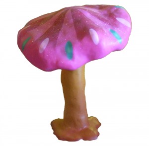 Large Pink Magic Mushroom