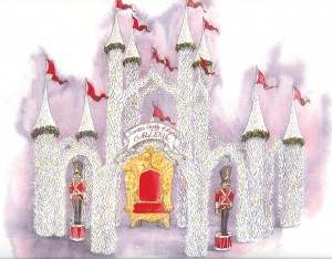 manzanita ice land castle with toy soldiers