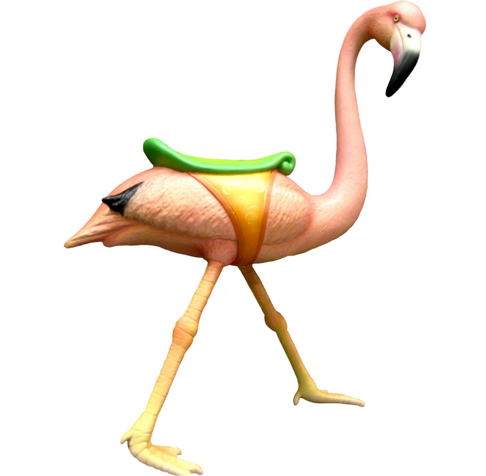 CB708 - Flamingo Carousel Animal