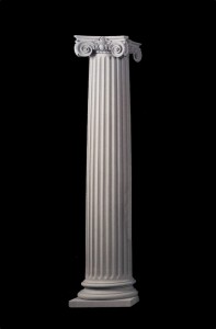 scamozzi capital on fluted column