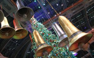 Giant Christmas Bells at Bellagio Las Vegas