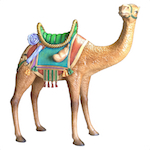 religious icons - standing camel nativity animal