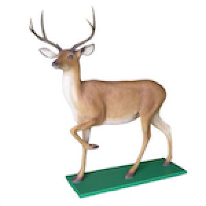 fiberglass prop realistic sculpted forest deer