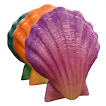 Giant Sea Shells fiberglass sea shells