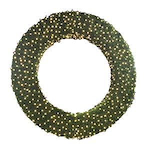 sierra pine topiary style wreath