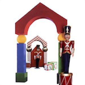 toy land giant arch archway architectural elements