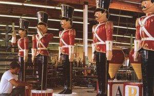 Giant Toy Soldiers built in USA Barrango MFG factory