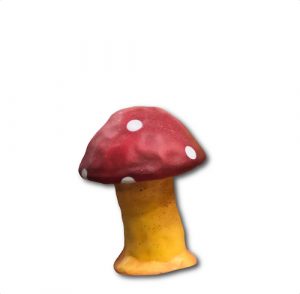 small magic mushroom fiberglass toadstools forest props