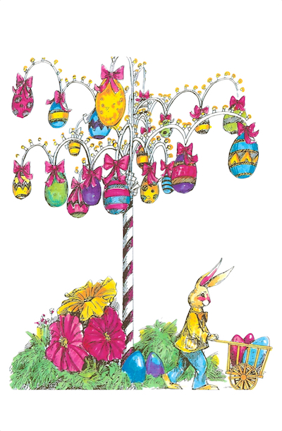 Barrango Easter egg Tree for spring time candy tree gum drop tree