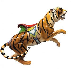 CB427 - Morris Tiger Jumping Carousel Animal