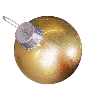 Gold Glitter Giant Ball Ornament