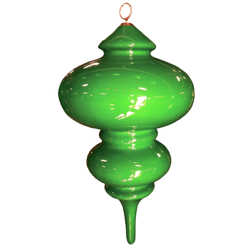 Green Painted 36" Finial Ornament
