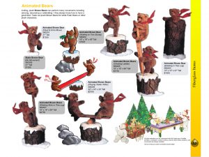 animated brown bears forest catalog page