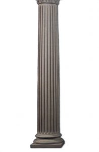 Large fluted column
