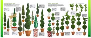 Topiary Trees and Topiary Animal trees catalog page