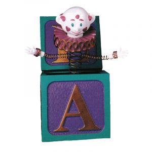 animated toys ABC Block base for animated Jack in the Box