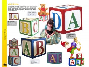 ABC blocks catalog page