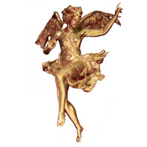 Angel gold leaf flying neapolitan angel
