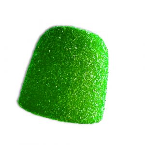 Gum Drop candy with diamond dust sugar - Green