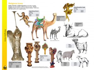 Religious icons catalog page