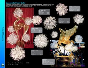 Pegasus and Manzanita 3D Snowballs catalog page barrango catalog