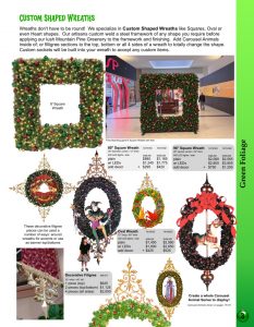 Barrango Catalog page 3 Mountain Pine Custom Shaped Oval Pendant Wreaths