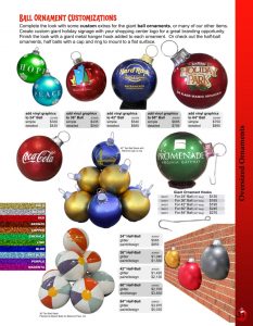 Barrango Catalog page 31 More Ball ornaments and customizations