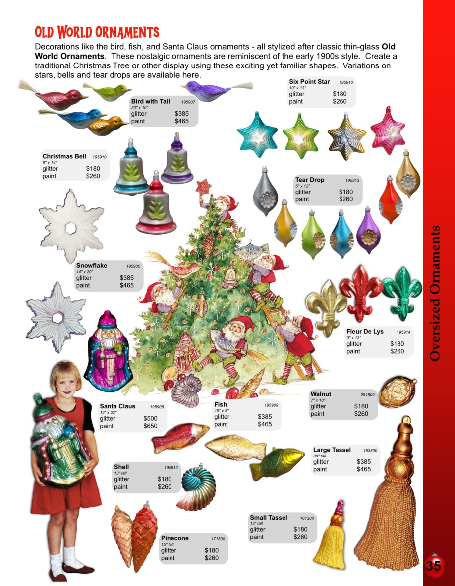 Barrango Catalog page 31 Old World Classical Ornaments