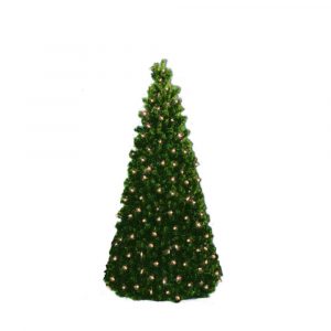 4 foot tall Sierra Pine topiary style cone tree