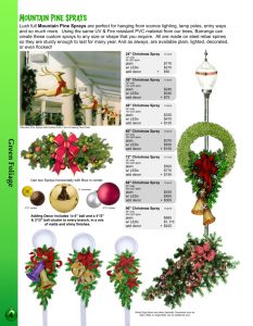 Barrango Catalog page 4 Mountain Pine Sprays