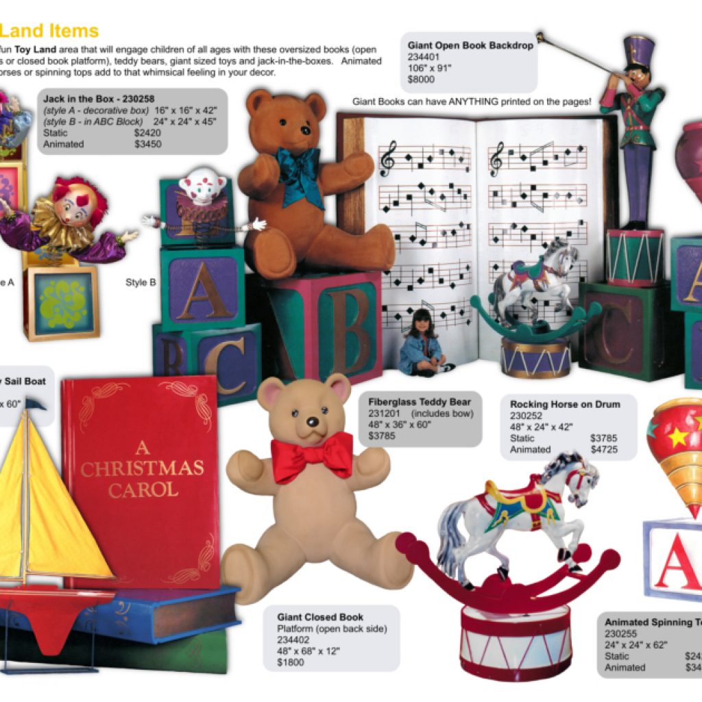 Oversized Toys Barrango, MFG Giant Fiberglass Toys for Toy Land