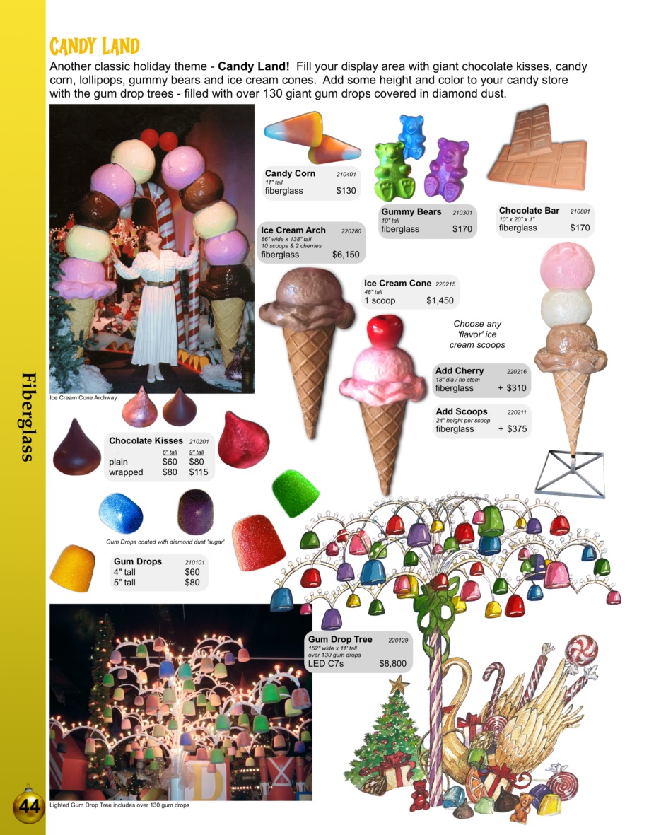 44-candy Barrango Catalog page 44 Candy Land Items and Candy pieces