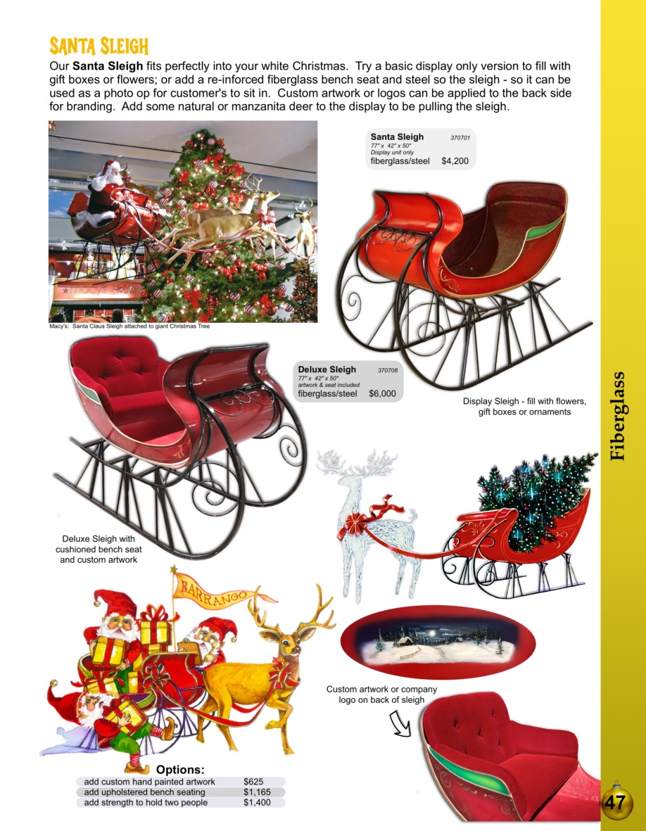 47-santa-sleigh Barrango Catalog page 47 Santa Claus' Sleighs