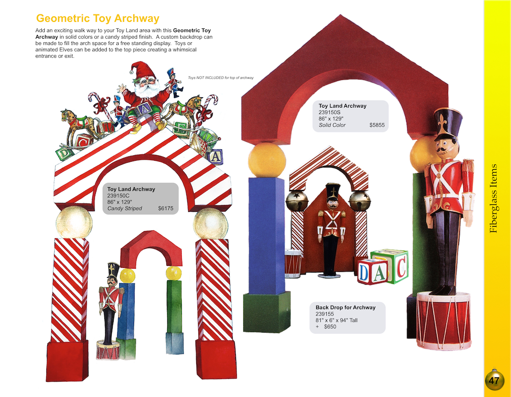 Toy Land Archways geometric toy arch