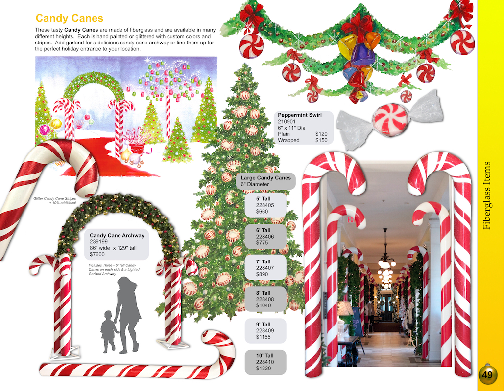 Candy Canes Catalog Page