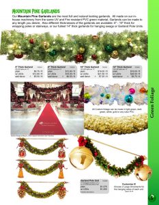 Barrango Catalog page 5 Mountain Pine Garlands