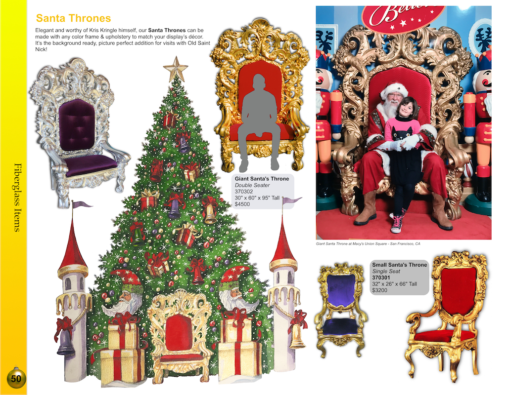 Santa Thrones catalog page